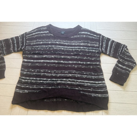 Calvin Klein Ladies Marbled Maroon Knit Vintage Sweater. Cotton Blend. Sz XL - Picture 8 of 10